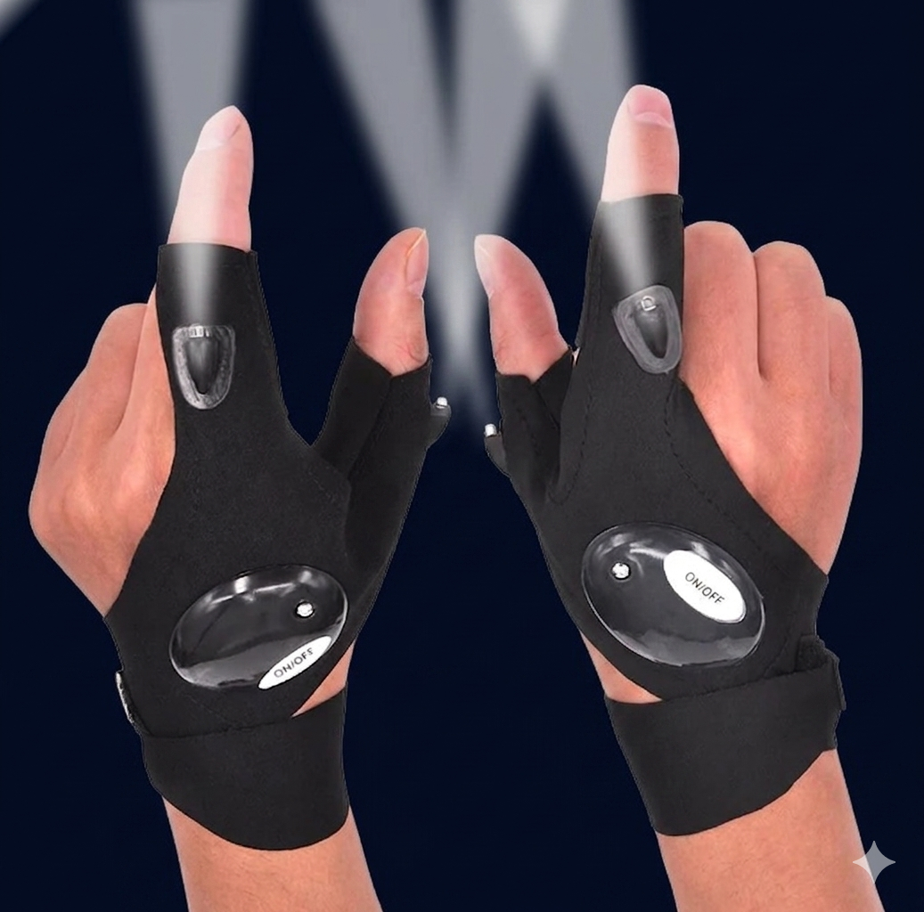 Guantes de Trabajo con iluminación 1 par