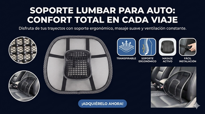 Respaldo Lumbar, Soporte Ergonómico