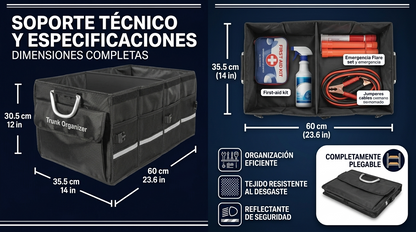 CAJA ALMACENAMIENTO MALETERO